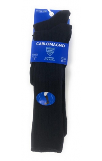 Pack de 2 pares de calcetines tobilleros para hombre negro con